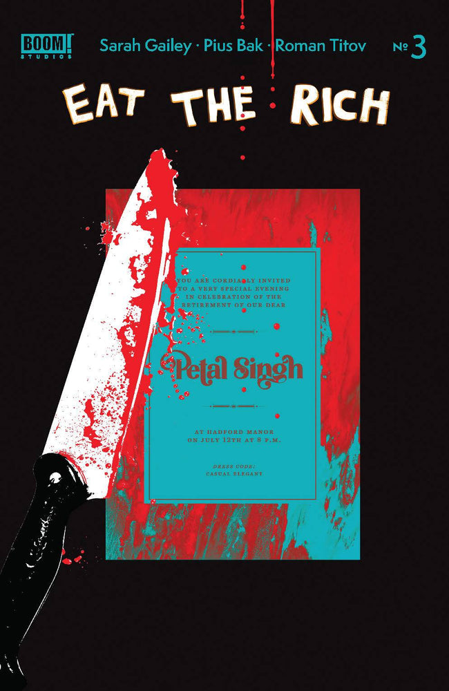 Eat The Rich #3 (Of 5) B Becca Carey Variant (Mr) (10/20/2021) Boom (ONLINE ORDER ONLY)