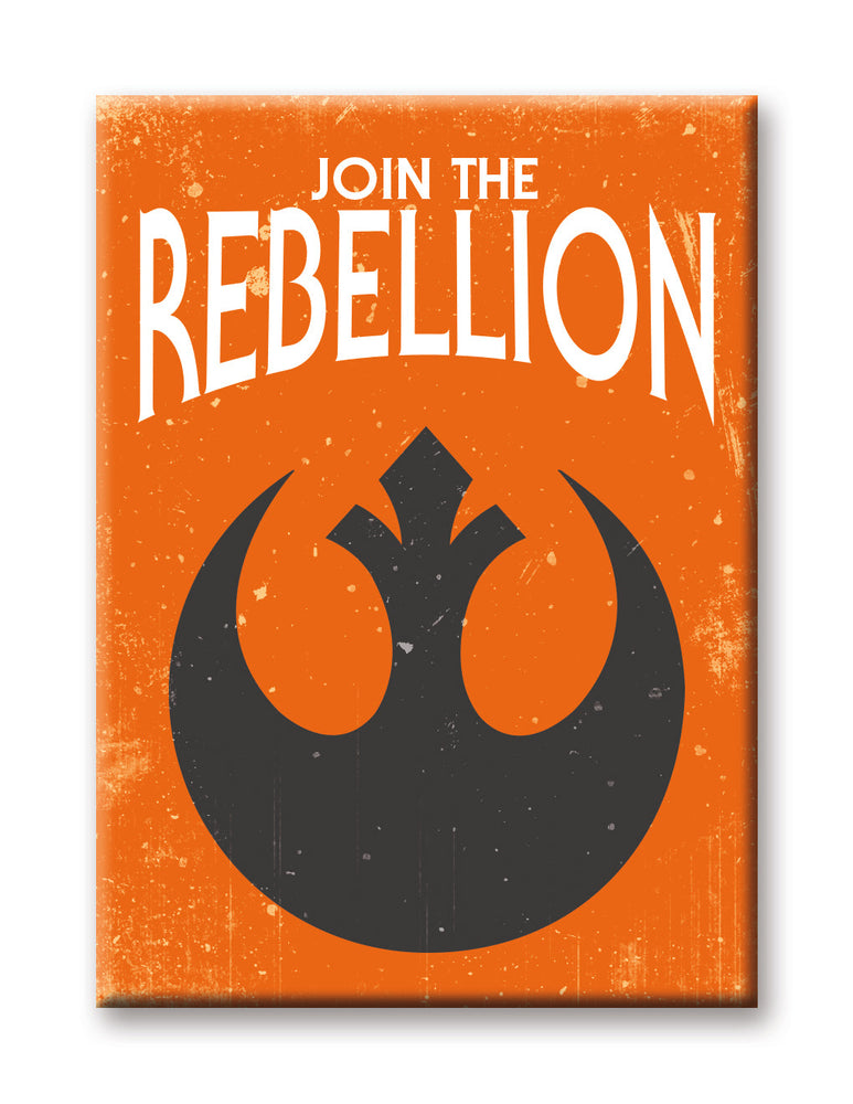 Star Wars Logo Flat Magnet: Join The Rebellion (Online Order Only)