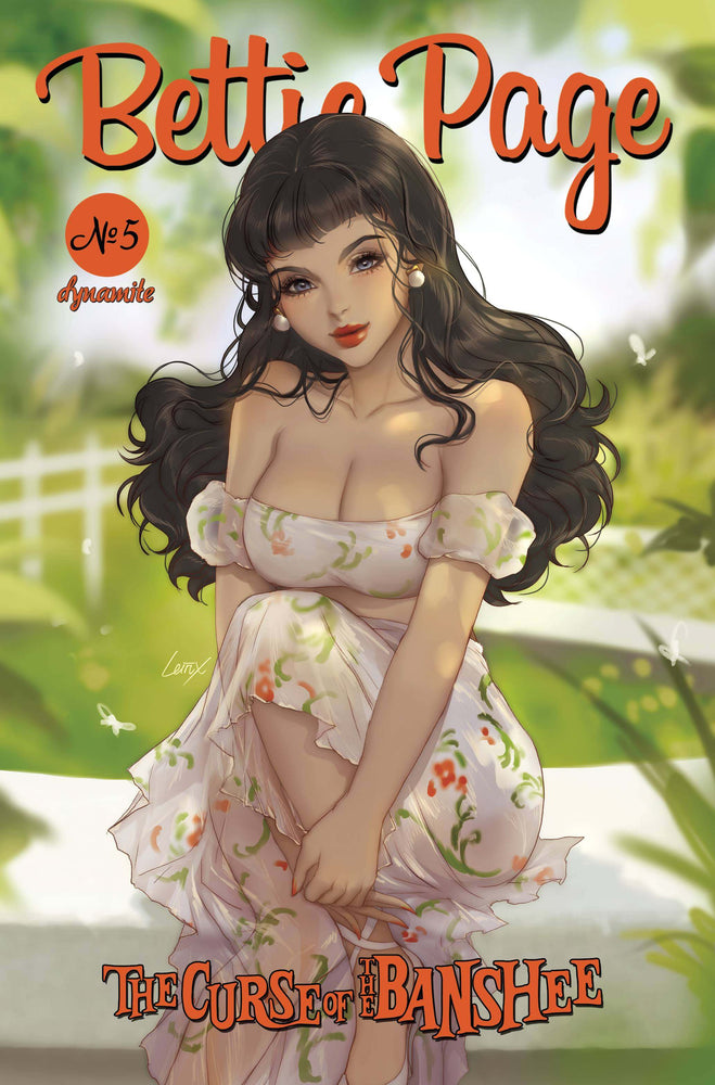 Bettie Page & Curse Of The Banshee #5 L Leirix Li FOC Preimum Variant (10/20/2021) Dynamite (ONLINE ORDER ONLY)