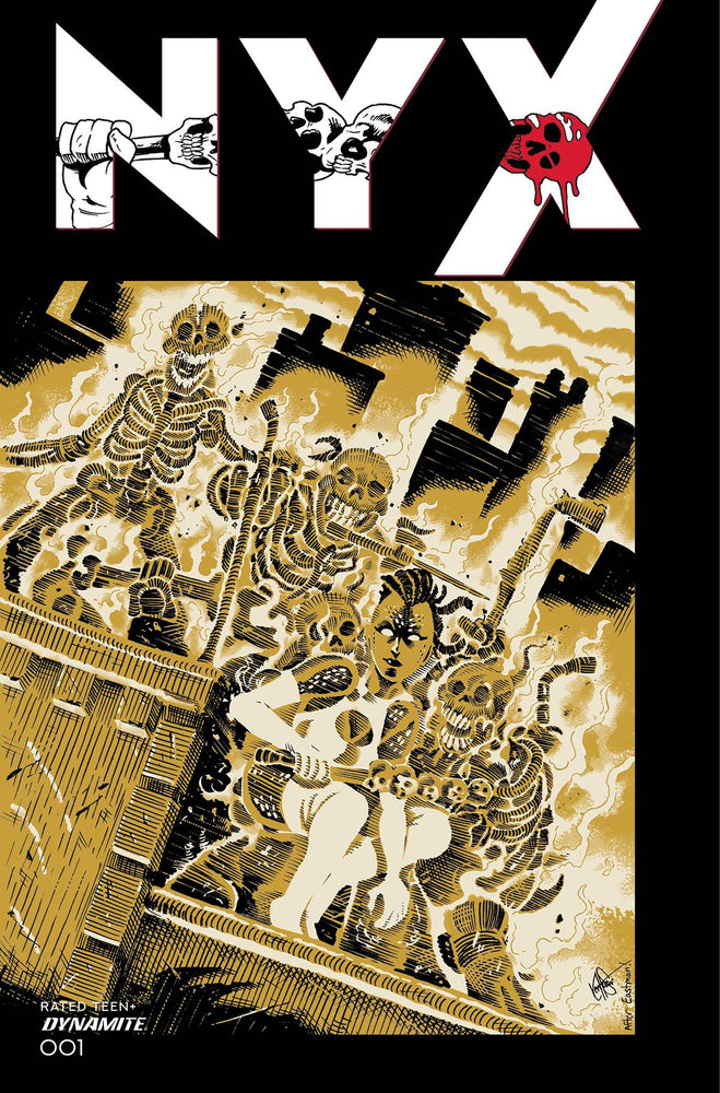 Nyx #1 O Ken Haeser TMNT Homage FOC Bonus Variant (11/10/2021) Dynamite (ONLINE ORDER ONLY)
