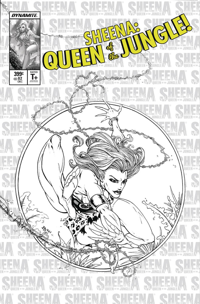 Sheena Queen Jungle #2 P 1:11 Jamie Biggs Amazing Spider-Man 300 Sketch Variant (12/15/2021) Dynamite (ONLINE ORDER ONLY)