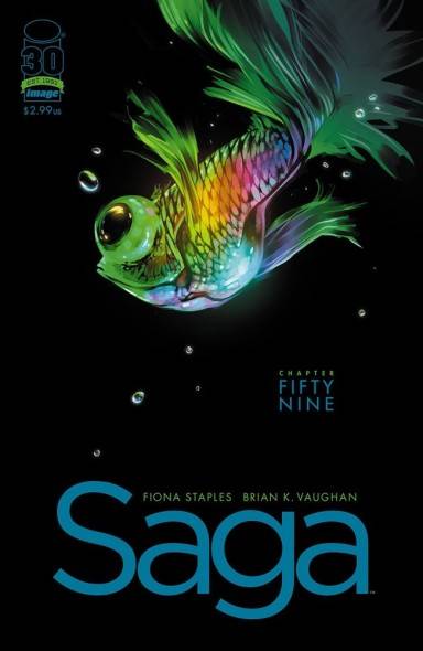Saga #59 Fiona Staples Brian K Vaughan (Mr) (05/25/2022) Image (ONLINE ORDER ONLY)