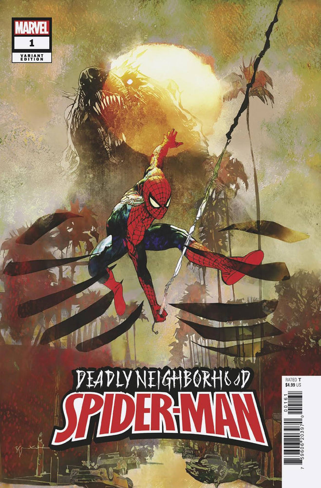 Deadly Neighborhood Spider-Man #1 1:50 Bill Sienkiewicz Variant (10/19/2022) Marvel (ONLINE ORDER ONLY)