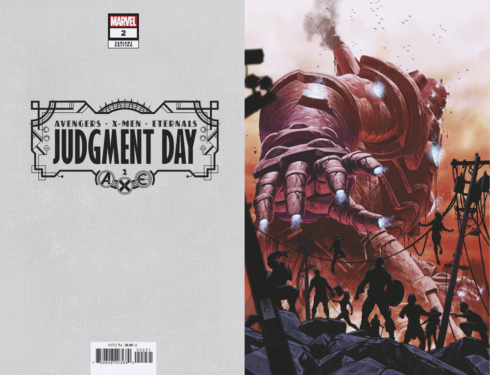 A.X.E. Judgment Day #2 1:100 Mark Brooks Virgin Variant [Axe] (08/10/2022) Marvel (ONLINE ORDER ONLY)