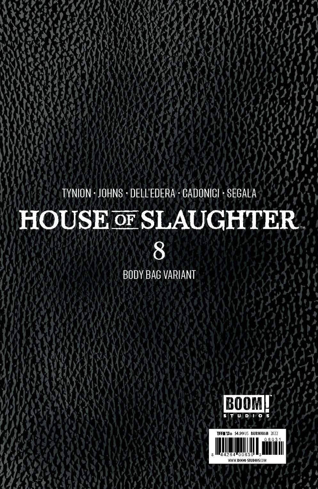 House Of Slaughter #8 C Bodybag Chris Burnham Variant (08/31/2022) Boom (ONLINE ORDER ONLY)