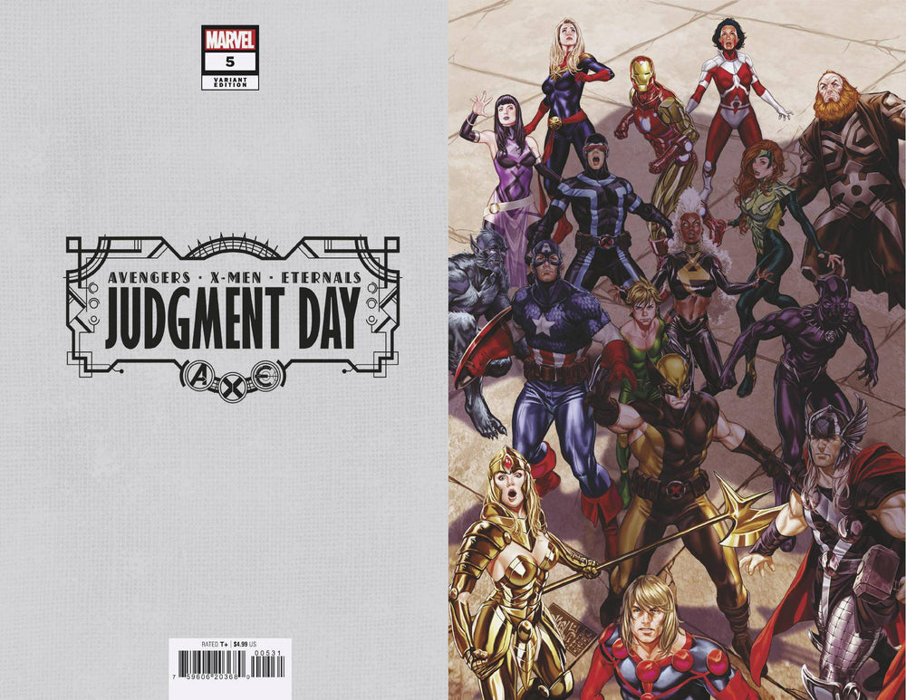 A.X.E. Judgment Day #5 1:100 Mark Brooks Virgin Variant [Axe] (09/21/2022) Marvel (ONLINE ORDER ONLY)
