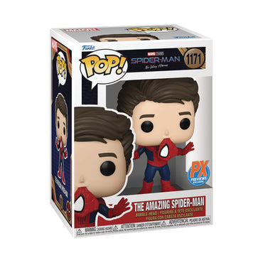 Funko POP! Spider-Man: No Way Home - The Amazing Spider-Man Unmasked Vinyl Figure #1171 Preview Exclusives (PX) [READ DESCRIPTION] (ONLINE ORDER ONLY)