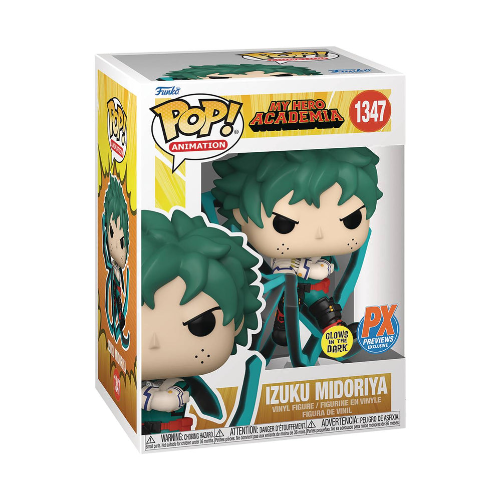 Funko POP! My Hero Academia - Deku (Black Whip) (Glow in the Dark) #1347 - Previews Exclusive (PX) (ONLINE ORDER ONLY)