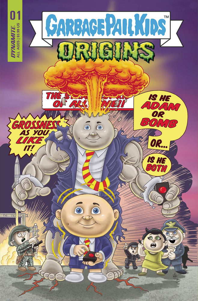 Garbage Pail Kids Origins #1 M Ken Haeser Incredible Hulk 1 Homage FOC Variant (10/05/2022) Dynamite (ONLINE ORDER ONLY)