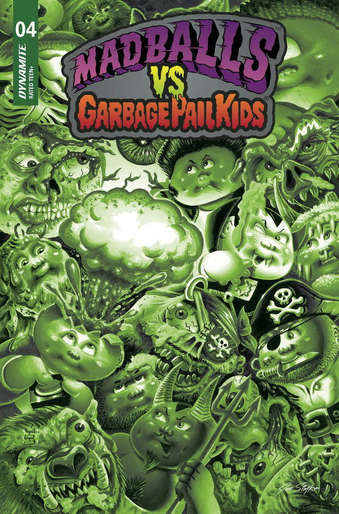 Madballs Vs Garbage Pail Kids #4 J 1:10 Joe Simko Slime Green FOC Variant (10/19/2022) Dynamite (ONLINE ORDER ONLY)