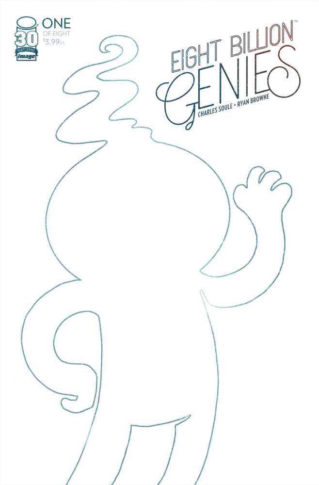 Eight Billion Genies #1 (Of 8) Blank Sketch Cardstock LCSD Variant (Mr) (11/23/2022) Image (ONLINE ORDER ONLY)