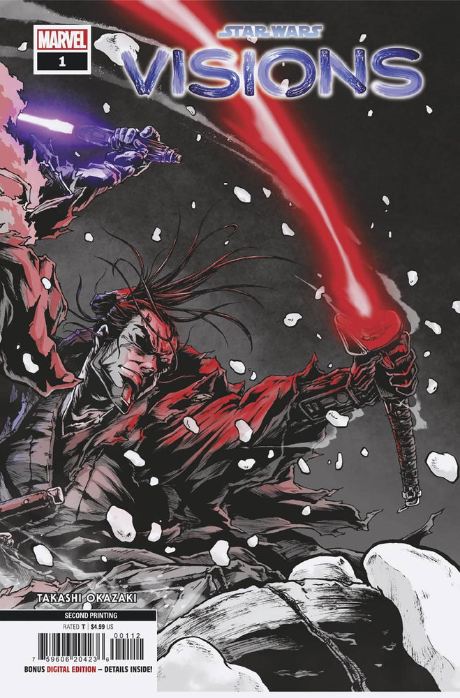 Star Wars Visions #1 2nd Print Takashi Okazaki Variant (11/23/2022) Marvel (ONLINE ORDER ONLY)