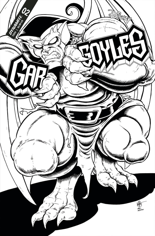 Gargoyles #2 V 1:7 Foc Ken Haeser Line Art Variant (01/18/2023) Dynamite (ONLINE ORDER ONLY)