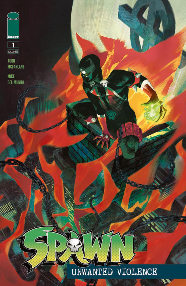 Spawn Unwanted Violence #1 (Of 2) 2nd Print Mike Del Mundo Variant (02/22/2023) Image (ONLINE ORDER ONLY)