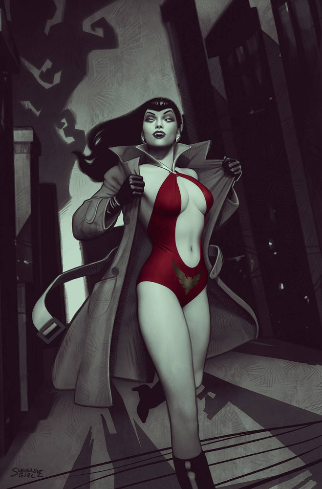Vampirella Vs Superpowers #1 N 1:25 Rebeca Puebla Virgin Variant (05/24/2023) Dynamite (ONLINE ORDER ONLY)