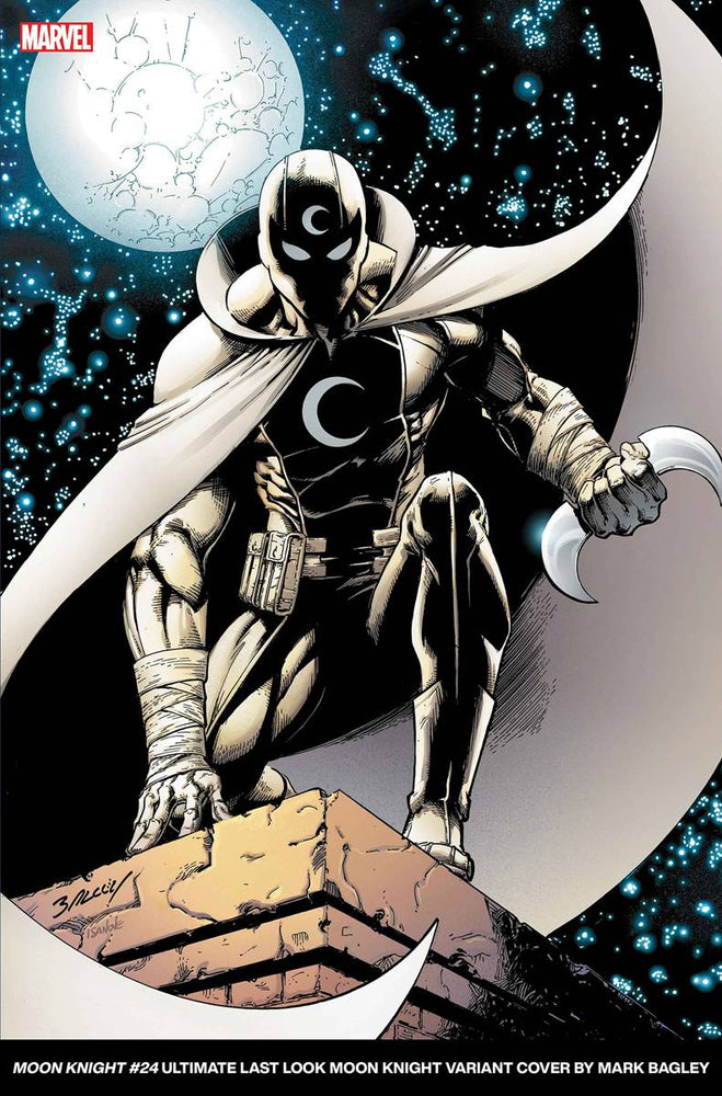 Moon Knight #24 B Mark Bagley Ult Last Look Variant (06/14/2023) Marvel (ONLINE ORDER ONLY)