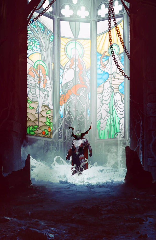 King Spawn #23 C Francesco Tomaselli Virgin Variant (06/21/2023) Image (ONLINE ORDER ONLY)