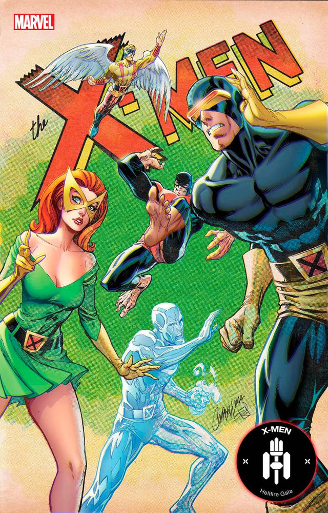 X-Men Hellfire Gala 2023 #1 E J Scott Campbell Anniversary Variant (07/26/2023) Marvel (ONLINE ORDER ONLY)