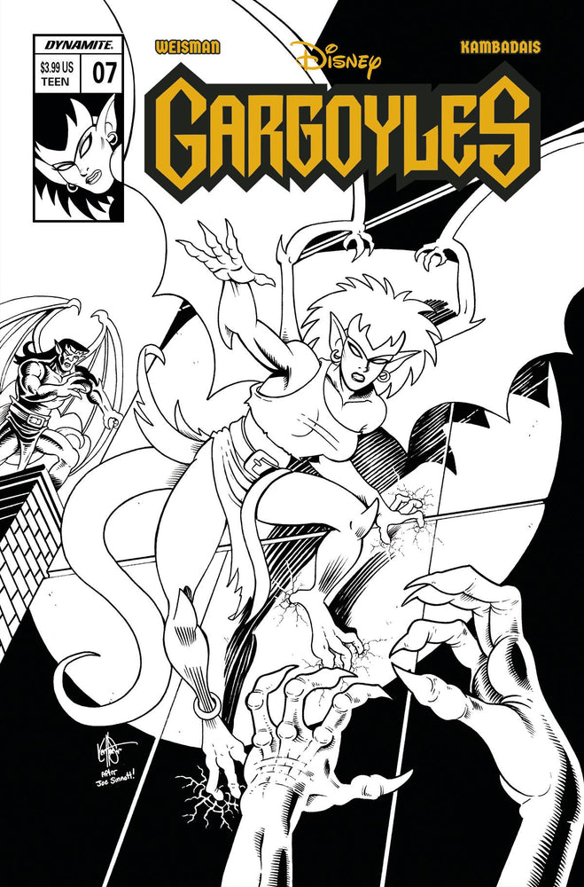 Gargoyles #7 T 1:7 Foc Ken Haeser Line Art Variant (06/28/2023) Dynamite (ONLINE ORDER ONLY)