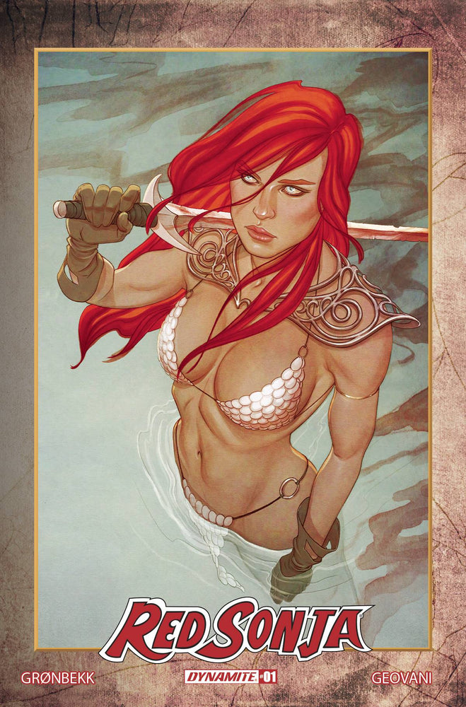 Red Sonja 2023 #1 Zt 1:10 Foc Jenny Frison Modern Icon (07/19/2023) Dynamite (ONLINE ORDER ONLY)