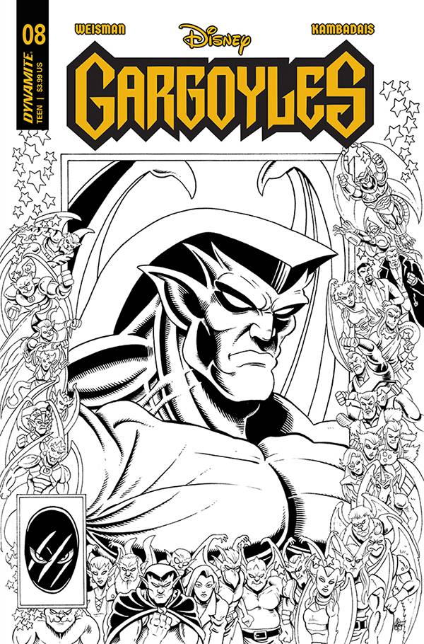Gargoyles #8 S 1:7 Foc Haeser Line Art Variant (08/02/2023) Dynamite (ONLINE ORDER ONLY)