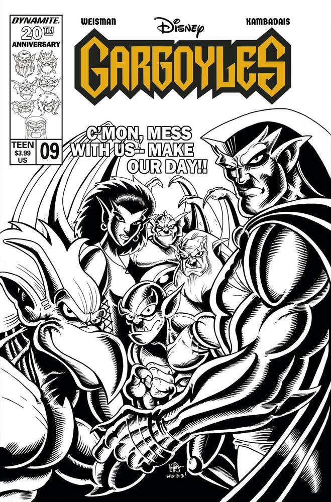 Gargoyles #9 R 1:7 Foc Ken Haeser Line Art Variant (09/13/2023) Dynamite (ONLINE ORDER ONLY)