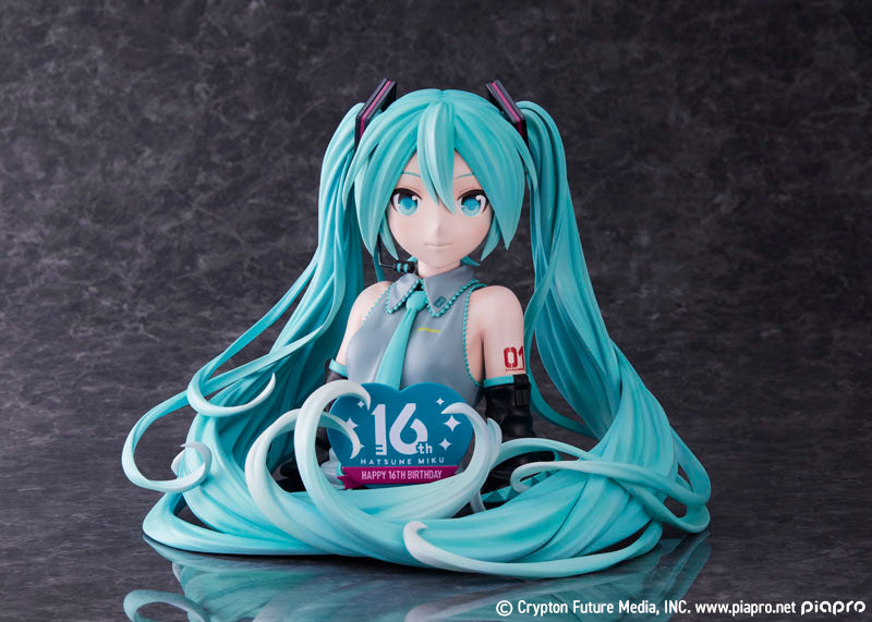 Hatsune Miku 16th Anniversary Bust Figure (ONLINE ORDER ONLY)