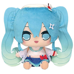 Hatsune Miku Kyurumaru Melon Soda Float Big Plush (ONLINE ORDER ONLY)