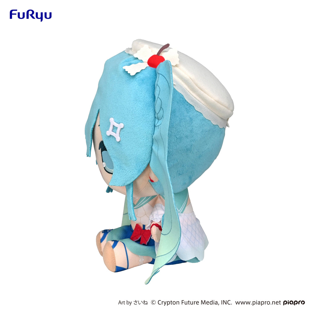 Hatsune Miku Kyurumaru Melon Soda Float Big Plush (ONLINE ORDER ONLY)