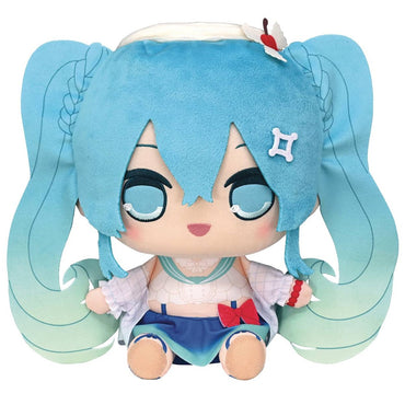 Hatsune Miku Kyurumaru Melon Soda Float Big Plush (ONLINE ORDER ONLY)