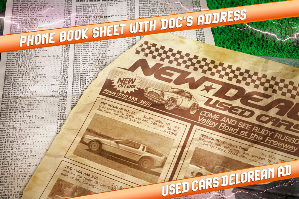 Back to the Future Time Travel Memories II Expansion Kit Standard Edition prop replicas (ONLINE ORDER ONLY)