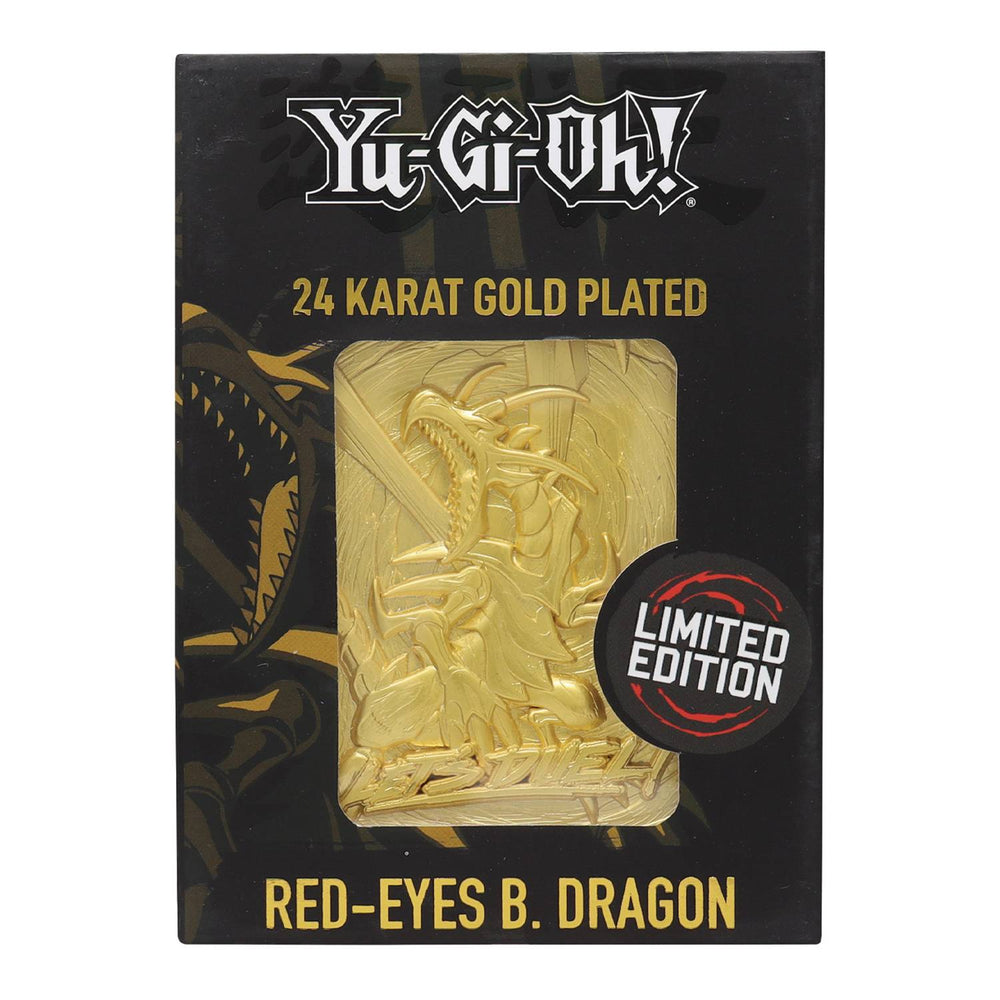 Yu-Gi-Oh Red Eye Dragon Limited Edition 24K Gold Plated Card (ONLINE ORDER ONLY)