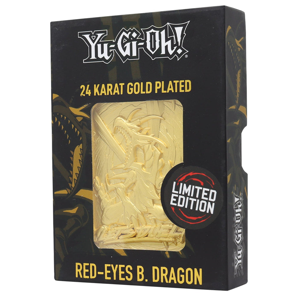 Yu-Gi-Oh Red Eye Dragon Limited Edition 24K Gold Plated Card (ONLINE ORDER ONLY)