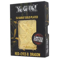 Yu-Gi-Oh Red Eye Dragon Limited Edition 24K Gold Plated Card (ONLINE ORDER ONLY)