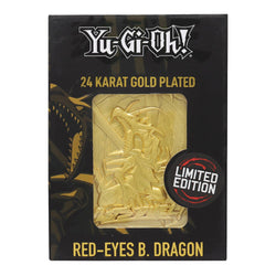 Yu-Gi-Oh Red Eye Dragon Limited Edition 24K Gold Plated Card (ONLINE ORDER ONLY)