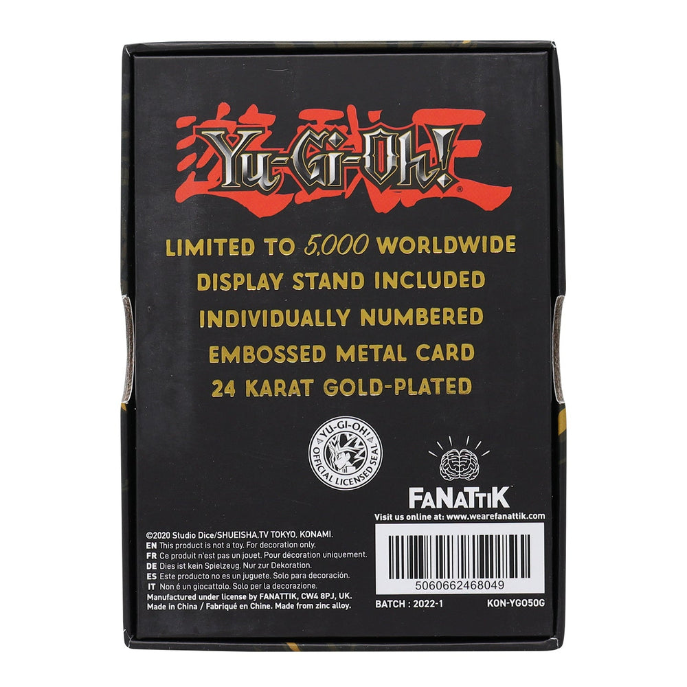 Yu-Gi-Oh Red Eye Dragon Limited Edition 24K Gold Plated Card (ONLINE ORDER ONLY)