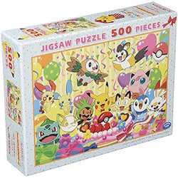 Pokemon Lets Eat Together Celebration Cake 500PC Puzzle - CLEARANCE (ONLINE ORDER ONLY)