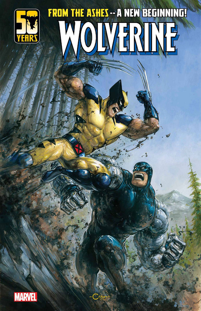 Wolverine #1 B Clayton Crain Variant (09/11/2024) Marvel (ONLINE ORDER ONLY)