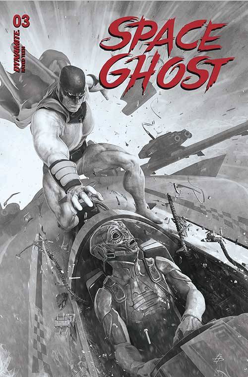 Space Ghost #3 U 1:5 Foc Bjorn Barends B&W Variant (07/03/2024) Dynamite (ONLINE ORDER ONLY)