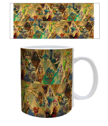 Legend Of Zelda Character Montage Mug