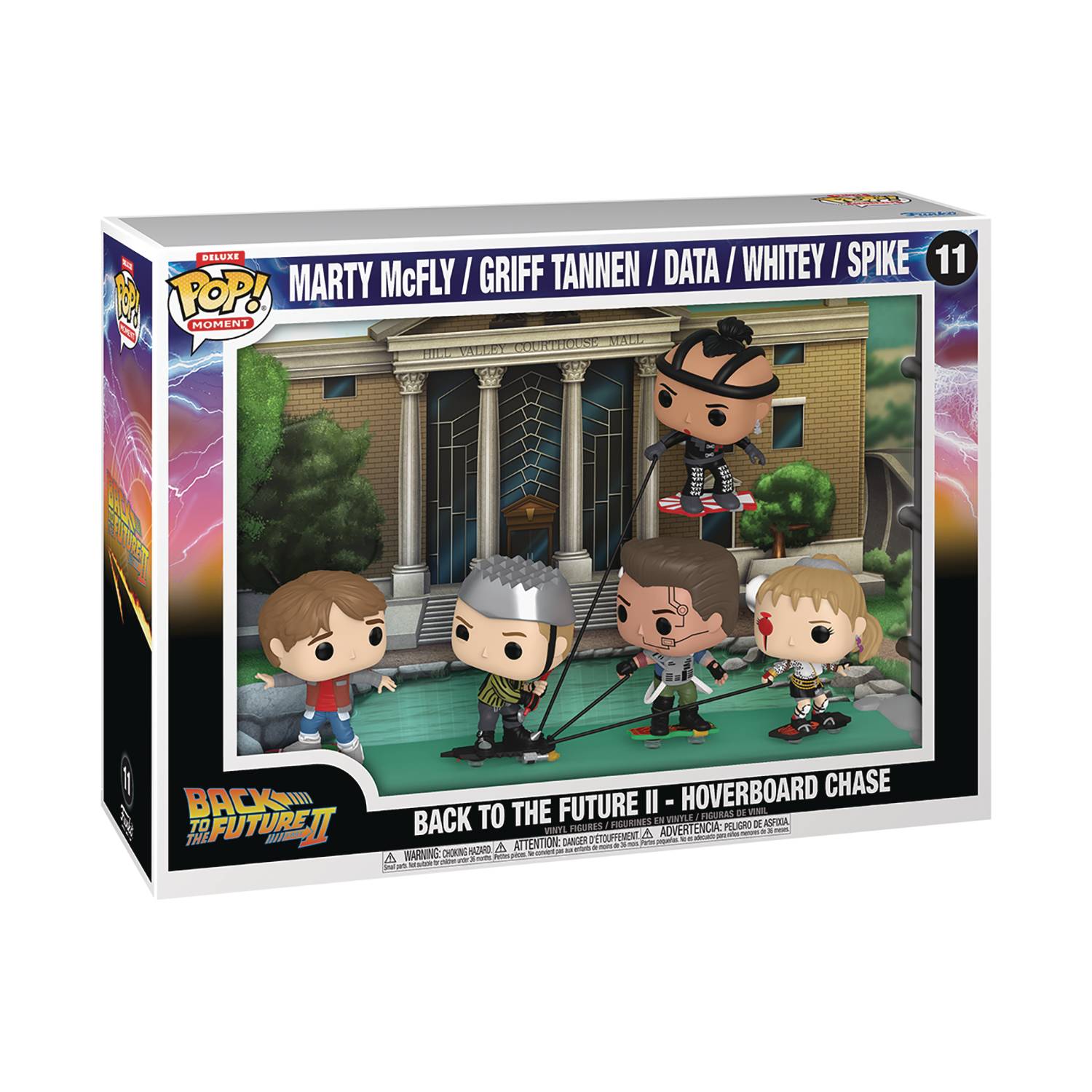 Funko POP! Moment Deluxe: Back to the Future Part II Hoverboard Chase with Marty McFly, Griff Tannen, Data, Whitey & Spike (ONLINE ORDER ONLY)