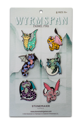 Stonemaier Games: Enamel Pins - Wyrmspan (6) (ONLINE ORDER ONLY)