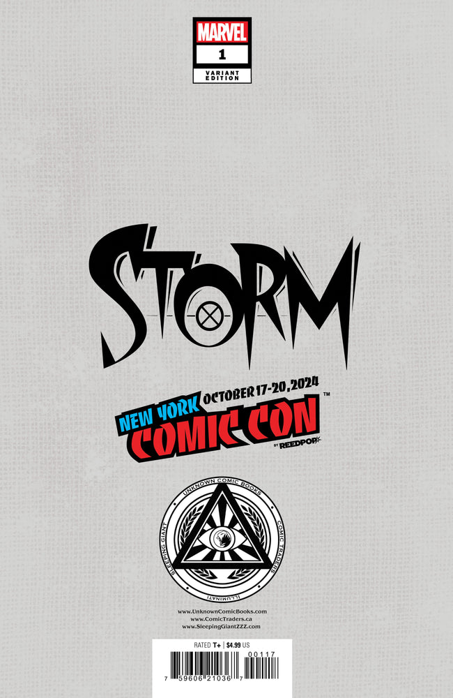 [Foil] Storm #1 Unknown Comics David Nakayama Exclusive Virgin Nycc 2024 Var (10/23/2024) (ONLINE ORDER ONLY)