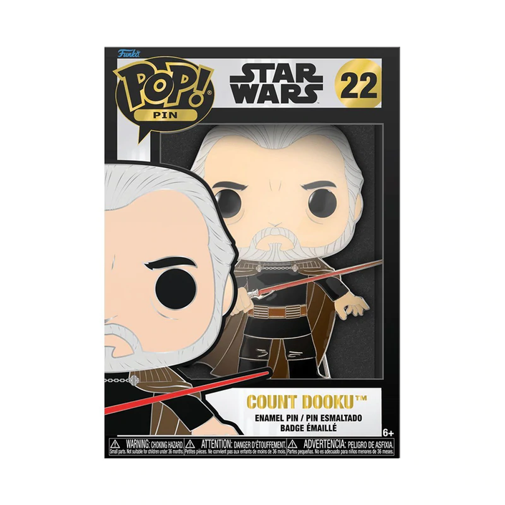 Funko POP! Pins: Star Wars - Count Dooku #22 (ONLINE ORDER ONLY)