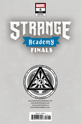 Strange Academy: Finals #6 Unknown Comics Ivan Tao Exclusive Virgin Graffiti Wall Var (04/26/2023) (ONLINE ORDER ONLY)