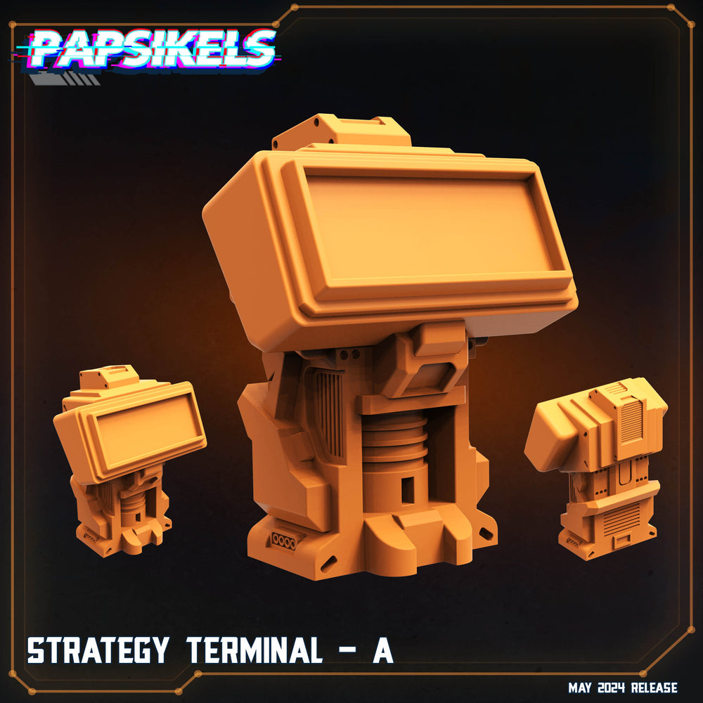 3D Printed Papsikels Strategy Terminal A Democracy Troopers Bugs and Bots 28mm 32mm (Online Only)