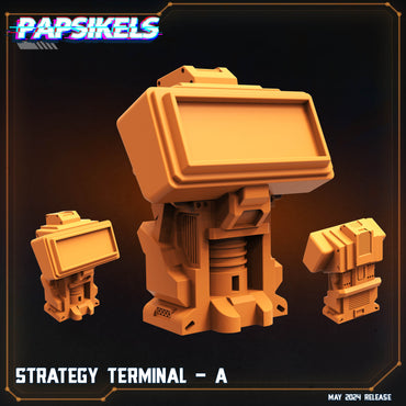 3D Printed Papsikels Strategy Terminal A Democracy Troopers Bugs and Bots 28mm 32mm (Online Only)