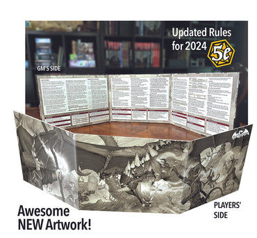 Stat Trackers: Game Master's Screen - 5th Edition - 2024 Version (ONLINE ORDER ONLY)