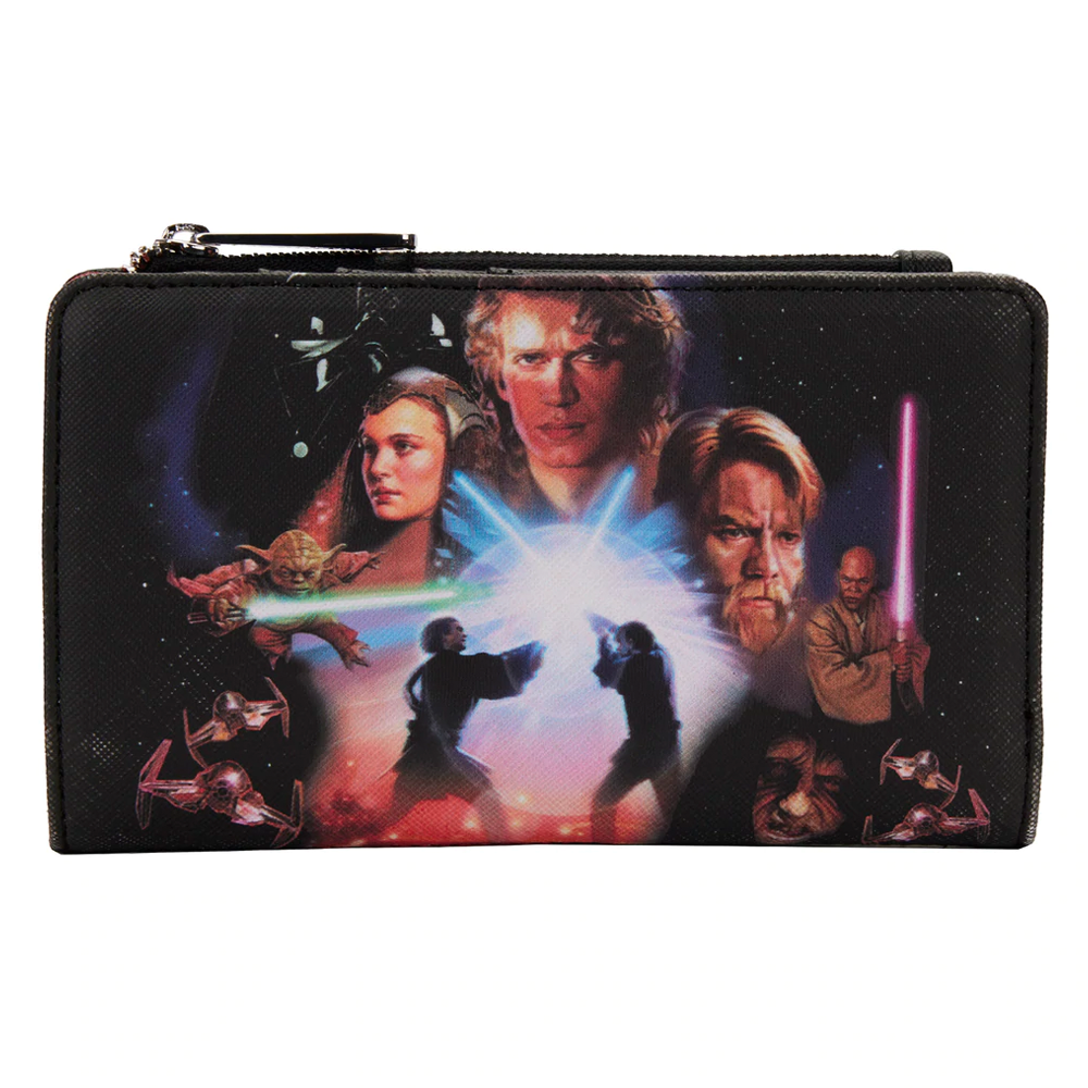 Loungefly: Star Wars - Trilogy 2 Flap Wallet (ONLINE ORDER ONLY)
