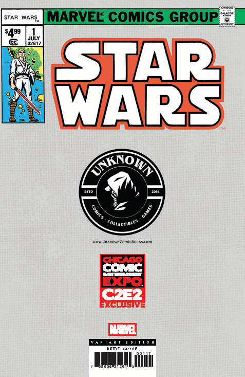 Star Wars #1 Facsimile Unknown Comics David Nakayama C2E2 2025 | Star Wars Celebration 2025 Exclusive Var (04/09/2025) (Online Order Only)